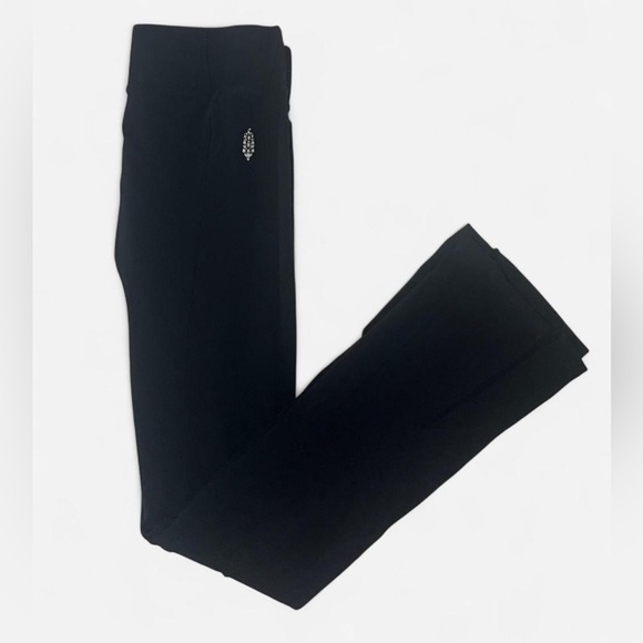 free people movement Pants - 🌚 FP Movement Flare Leggings w/ Ankle Slits~Women’s Sz XS~Black~High-Rise